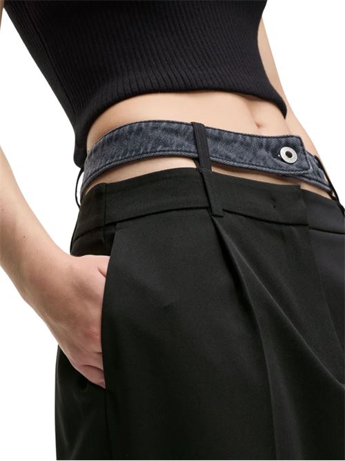 Pantalone con cintura in denim Karl Lagerfeld jeans | B1W100851GJ